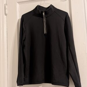 NWT Tommy Bahama IslandZone Half-Zip Medium  — Black Performance Pullover